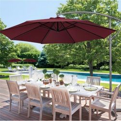 Patio off set umbrella