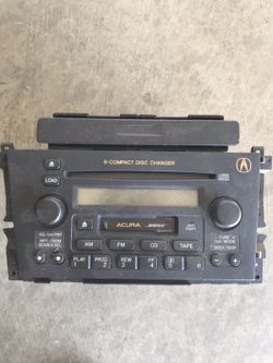 2002-2004 Acura TL 6 DISC STEREO CASSETTE PLAYER