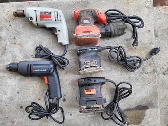 Drills And Sanders Good Working Condition 