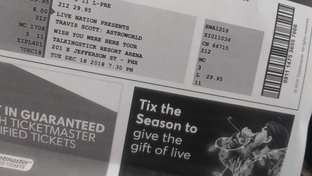 Travis scott ticket