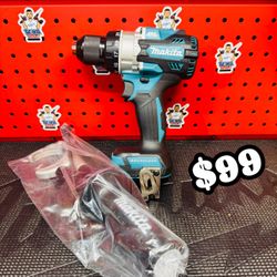 Makita 18V Lithium-Ion Brushless 1/2 In. Cordless Hammer Driver Drill (Tool Only)