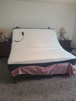 Adjustable Reclining California King Mattress Bed & Frame