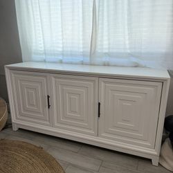 Credenza / Large Wood Storage Entryway Table