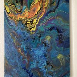 Abstract Acrylic Art