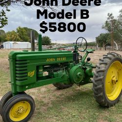 1945 Original John Deere Model B Tractor.  $5800