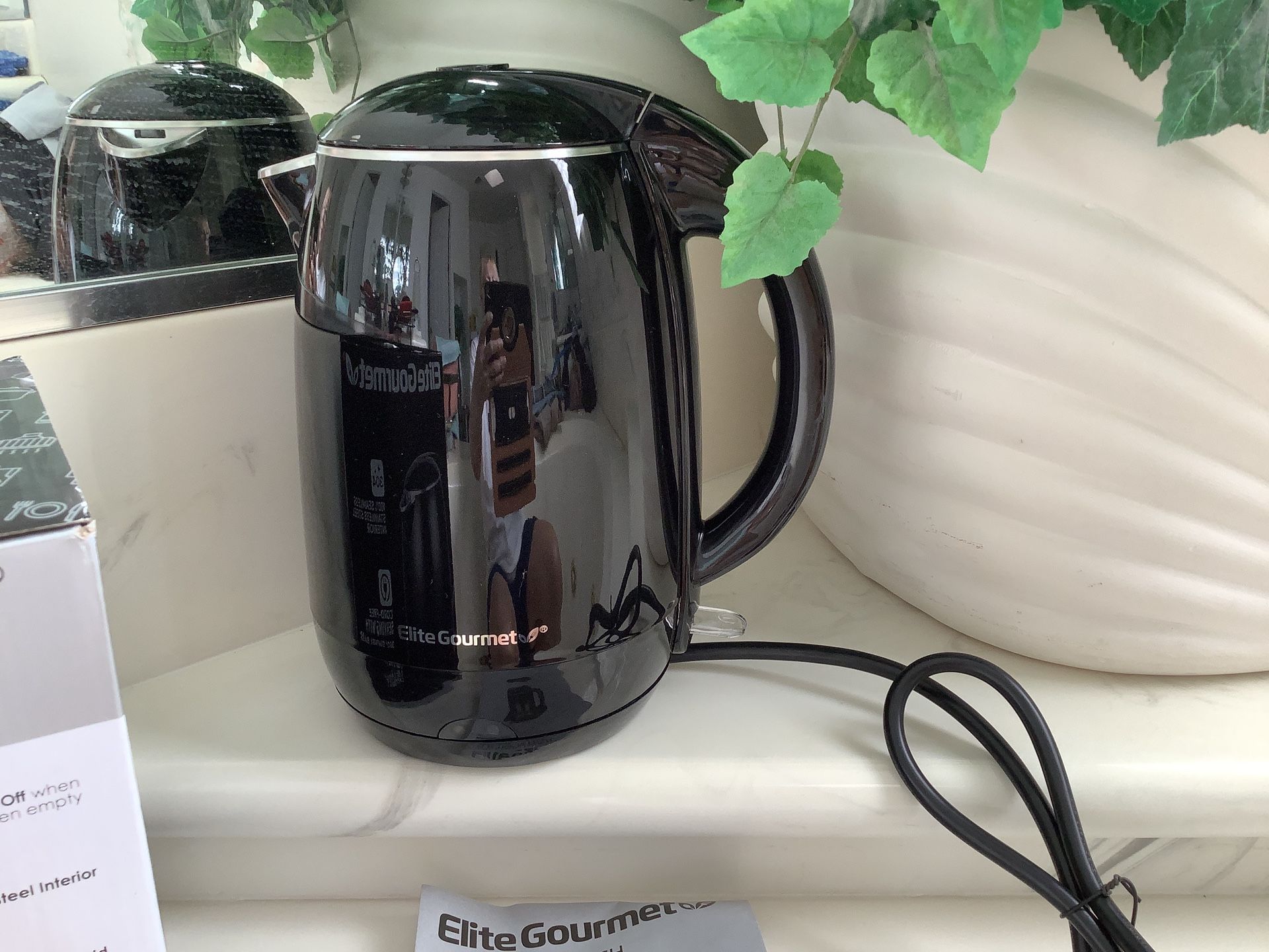 Electric Kettle 1.8L, NEW, Elite Gourmet