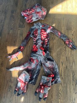 Kids zombie Dino Halloween costume