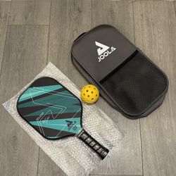Brand New JOOLA Pickleball Paddle Set – Ben Johns Signature Teal Edition w/ Case & Ball