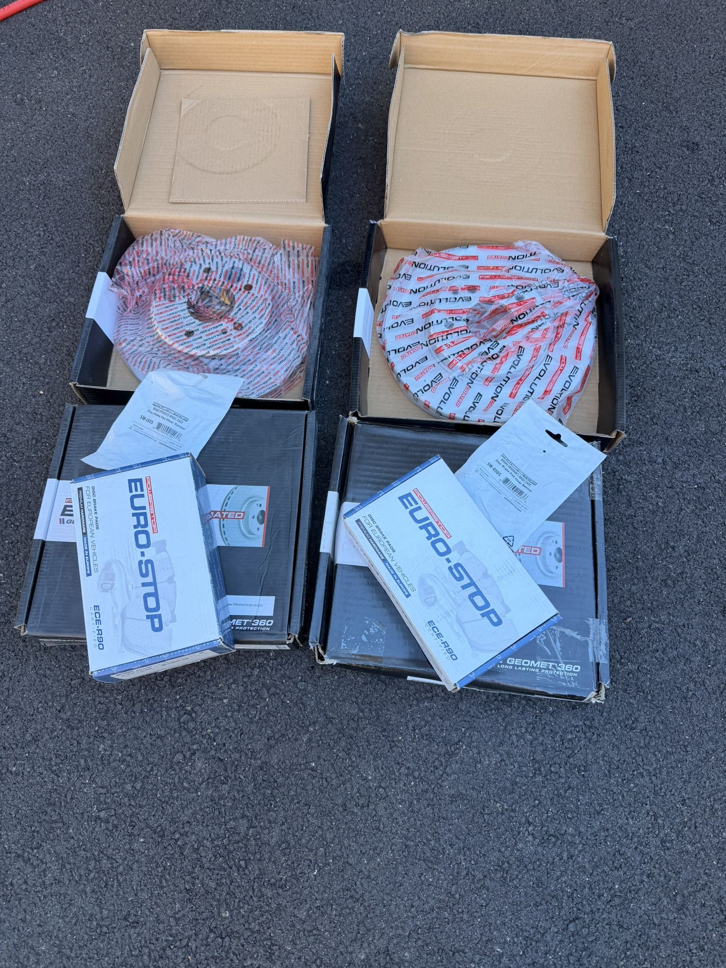 Power Stop ESK2812 BRAKE KIT Front & Rear 02-05 MERCEDES-BENZ C230/ 01-05 C240