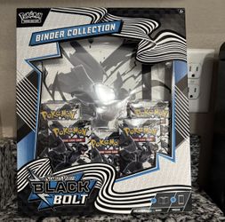 Pokemon Scarlet & Violet Black Bolt Binder Collection New Sealed