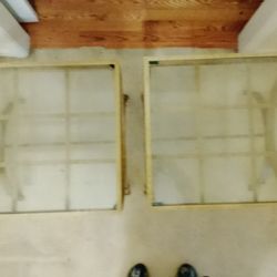2 For $40 Glass And Metal End Tables Must Go 40