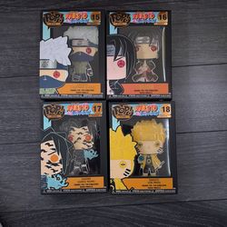 funko naruto/demon slayer pins