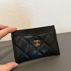  Chanel CARD HOLDER    Black 