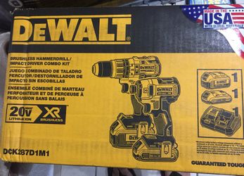 DEWALT HAMMER AND IMPACT XR BRUSHLESS