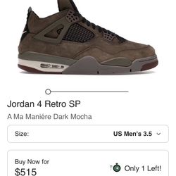 Jordan 4 Mocha 320 