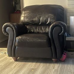 Leather Love Seat Free