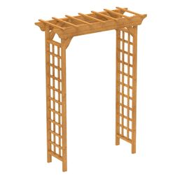 Wooden Arbor, Wedding Arch for Ceremony, Wood Trellis for Plant Climbing, Christmas Decor Pergola for Garden Backyard