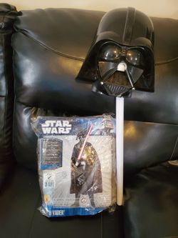 Star Wars Darth Vader Kids Costume Set size 8-10