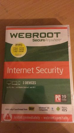Webroot internet security