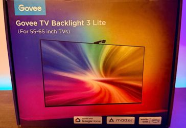 Govee TV Backlight 3 Lite 55-65” RGBIC Matter - Brand New