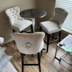 3 Chair Bistro Set