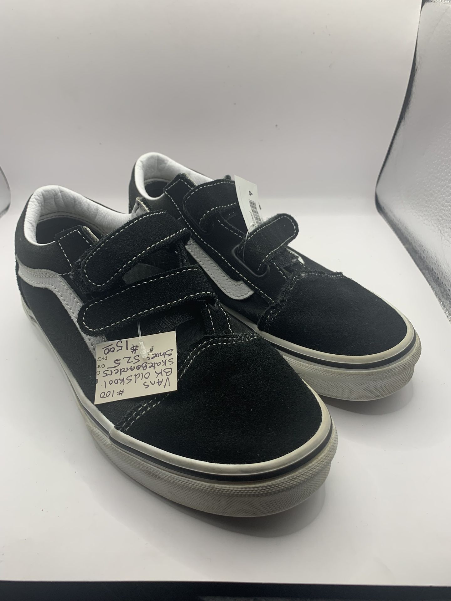 Vans Old School, Black Skateboarding Size 5 Shoes