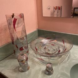 Vintage Stained Glass Decor 