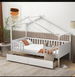 Twin House Bed Frame