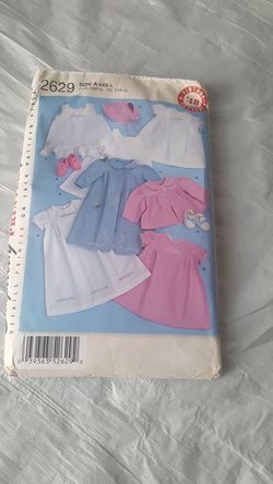 27 piece Sewing pattern