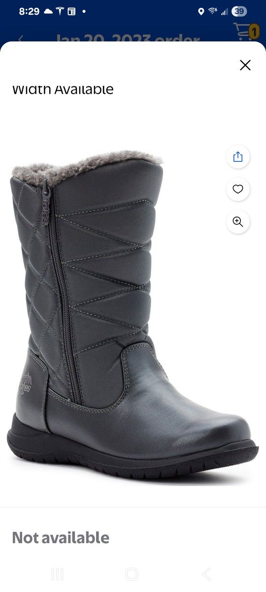 Totes Waterproof Snow Rain Boots