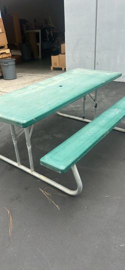 Folding Picnic Table with Benches