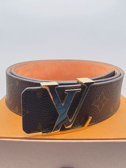 Louis Vuitton Belt LV Initiales 40MM Monogram Canvas Brown M9608 - Size 85 / 34