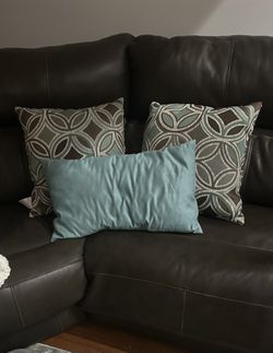 Three Throw Pillows