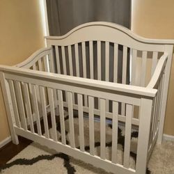 White Baby Crib 