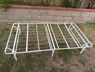 Twin Folding Metal Platform Bed Frame
