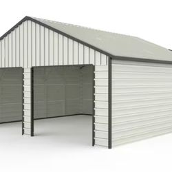 New Galvanized Metal Garages & Sheds