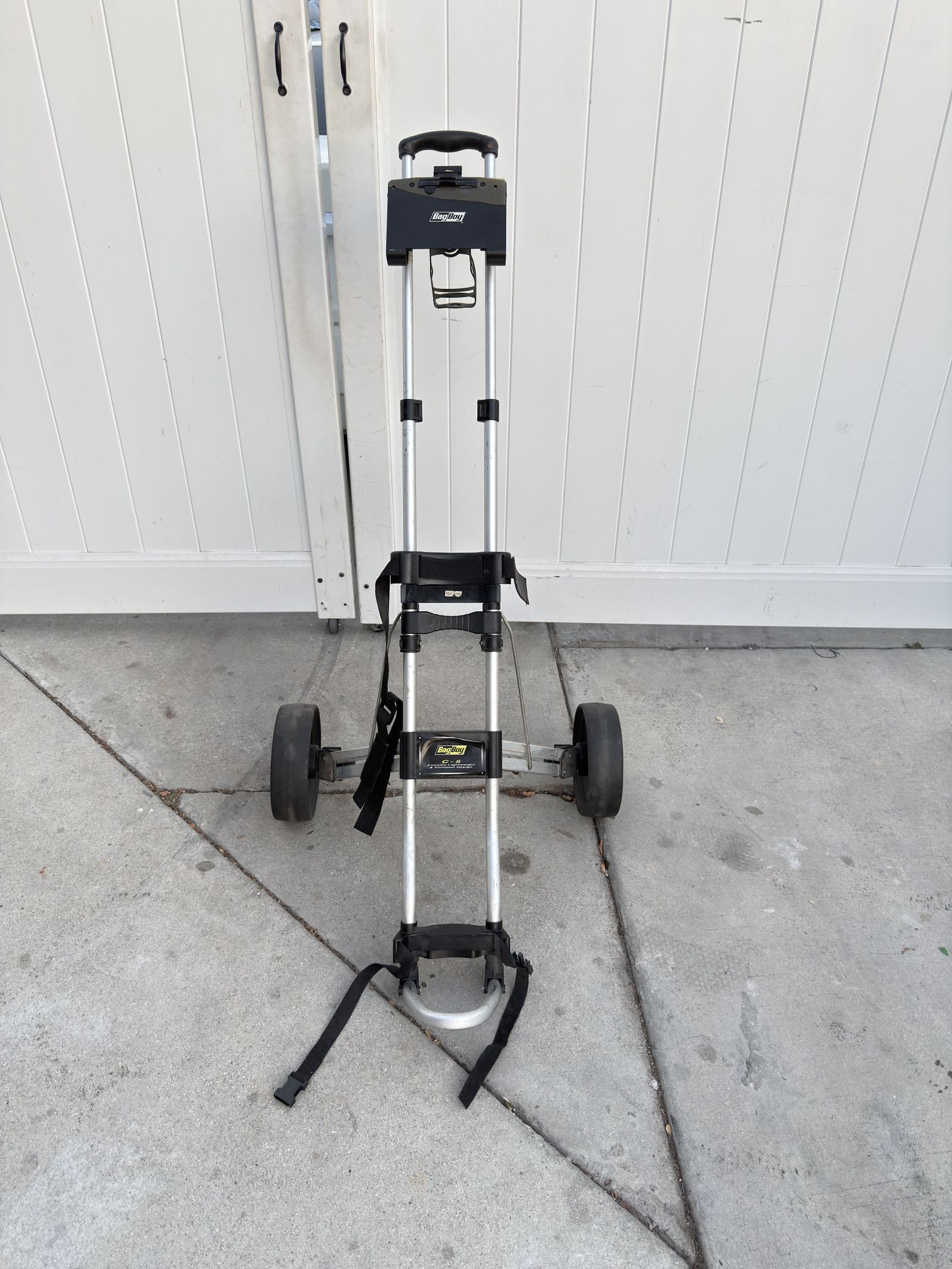 BagBoy Golf Caddy Dolly C-5 Extreme Aluminum Foldable 2 Wheel