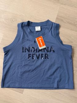 Woman’s Indiana Fever crop jersey