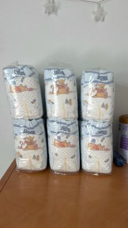 The Winnie the Pooh design diapers size 1
