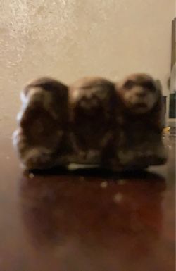 Three Wise Monkeys Figurine Set
