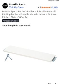 Franklin MLB 24” Pitcher Rubber W/ Stake