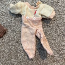 Vintage Girl Baby Doll SUZY CUTE Jill Vogue Ginny Fashion 1964 "Hop Skip n' Jump" Deluxe Reading Topper Toys Dress fits Virga Muffie Rosebud