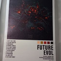 Future Evol Album Cover Canvas Poster Music Fan Art Wall Decor Room aesthetic