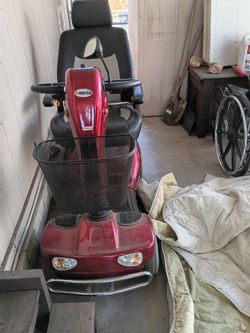 Merits Power Mobility Scooter Red