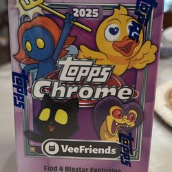 2025 TOPPS CHROME VEEFRIENDS VALUE/BLASTER BOX (32 Cards) GaryVee Brand New