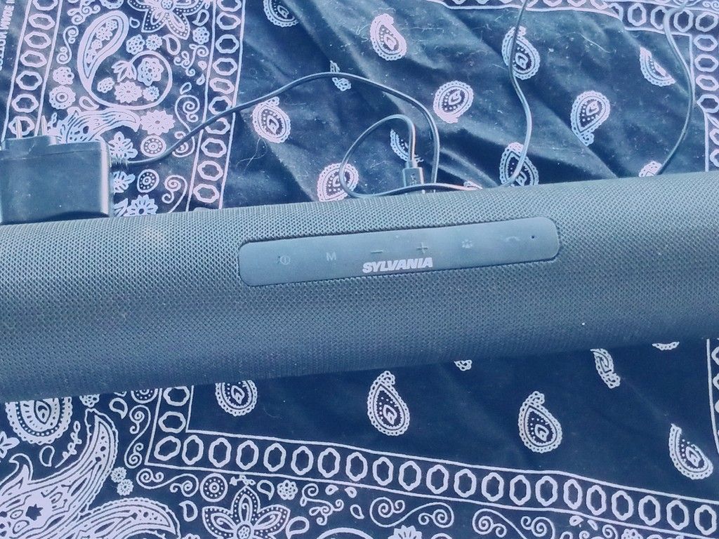 Sylvania Premium Rugged SP1043 Water Resistant Bluetooth Wireless Speaker