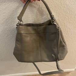 Coach Grey Leather purse
