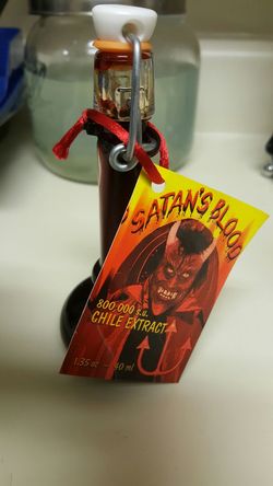 Satan's blood chile extract 800,000s.u. 1.35oz 40ml