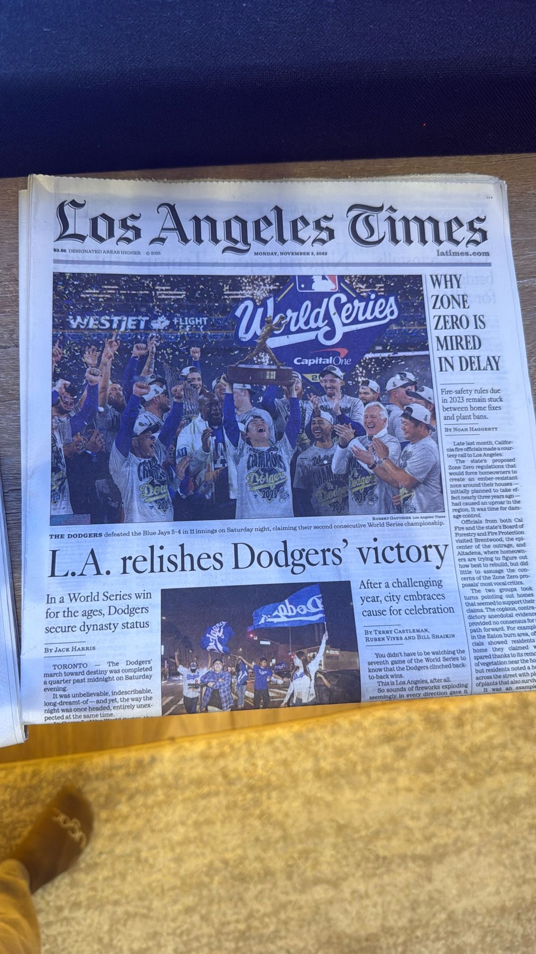 Dodger Newspaper 
