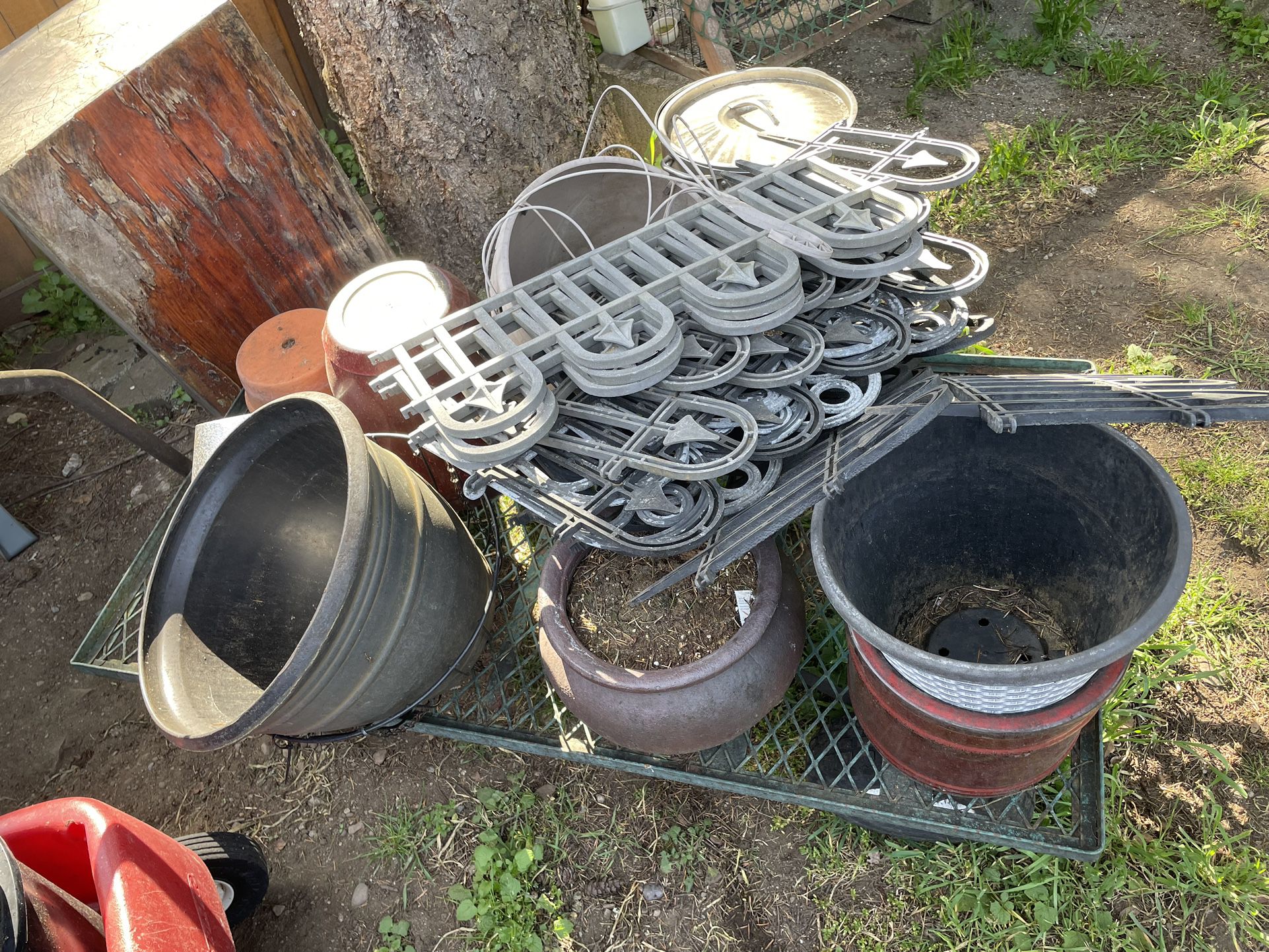 Free Planting Pots And Garden Fence